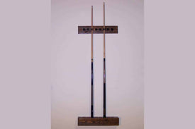 Viking Log   Barnwood  Wall 2 Piece Cue Rack 4"H x 20"W x 4"D - Vip Game Room