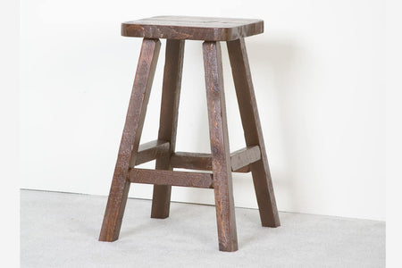 Viking Log Barnwood Pub Stool (non-stock)