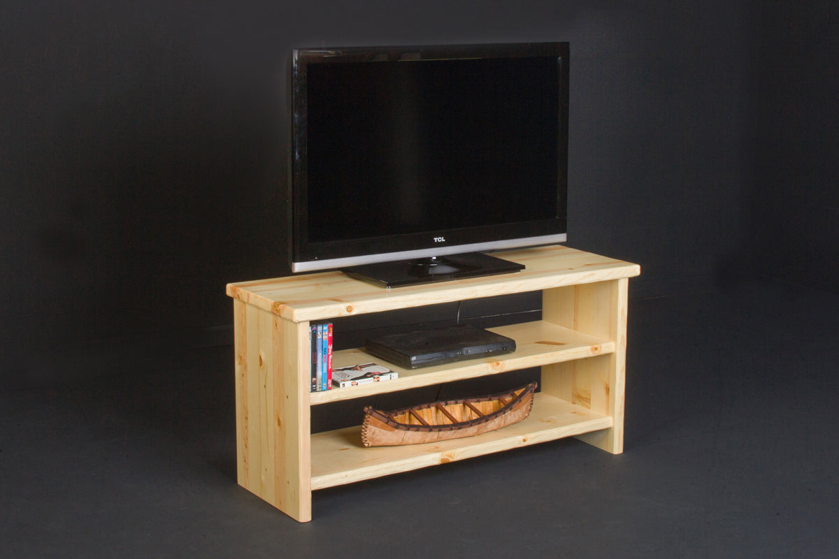 Viking Log Northwoods Open TV Stand Non-Stock 24"H x 48"W x 16"D - Vip Game Room
