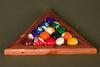 Viking Log Pool Table Red Cedar Triangle (non-stock)