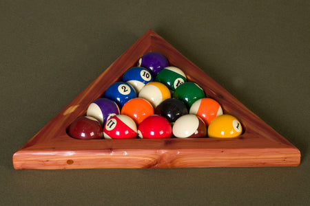 Viking Log Pool Table Red Cedar Triangle (non-stock)