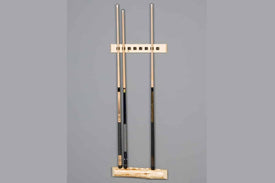 Viking Log Klondike Wall 2 Piece Cue Rack 3"H x 20"W x 3"D - Vip Game Room