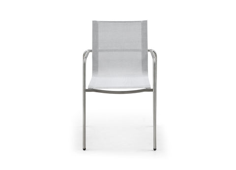 Image of Whiteline Paola Outdoor Dining Armchair DAC1924-LGRY