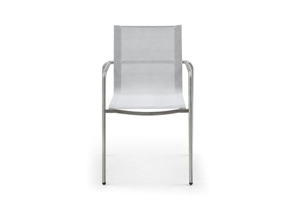 Whiteline Paola Outdoor Dining Armchair DAC1924-LGRY