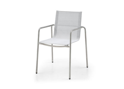 Whiteline Paola Outdoor Dining Armchair DAC1924-LGRY