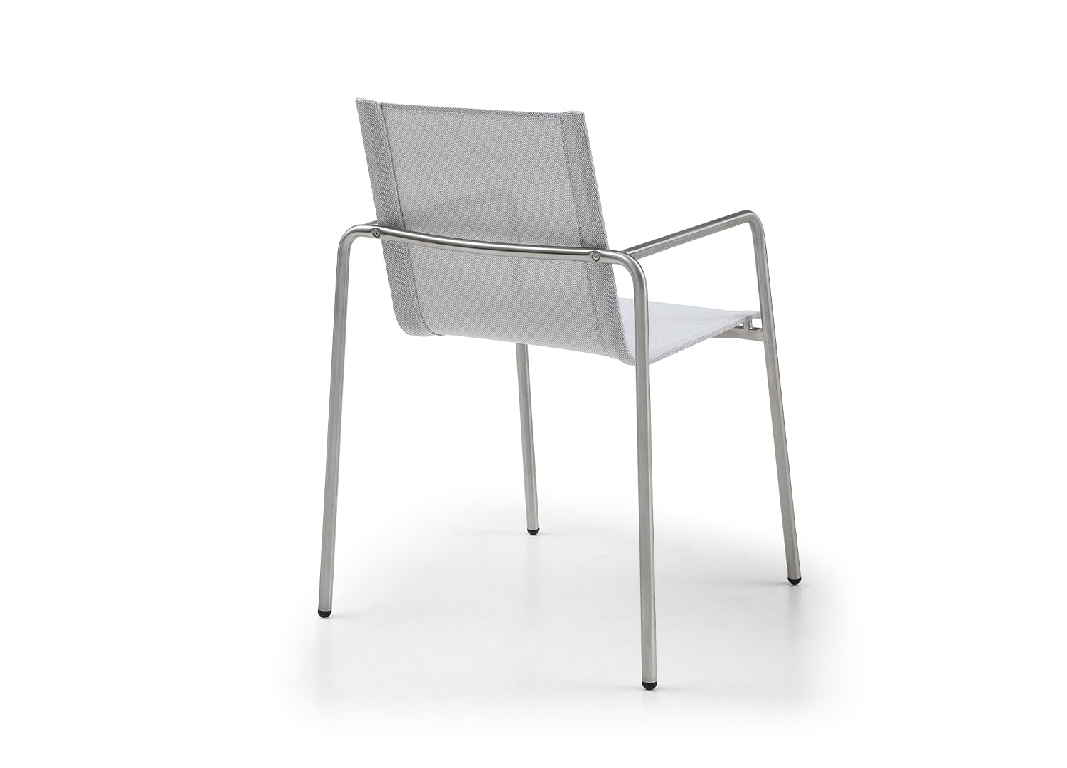 Whiteline Paola Outdoor Dining Armchair DAC1924-LGRY - Vip Game Room