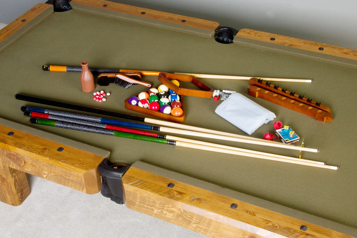 Viking Log Pool Table Deluxe Accessory Kit - Vip Game Room