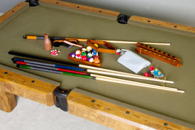 Viking Log Pool Table Deluxe Accessory Kit - Vip Game Room