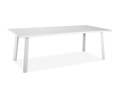 Image of Whiteline Rio Rectangular Outdoor Dining Table DT1593-WHT