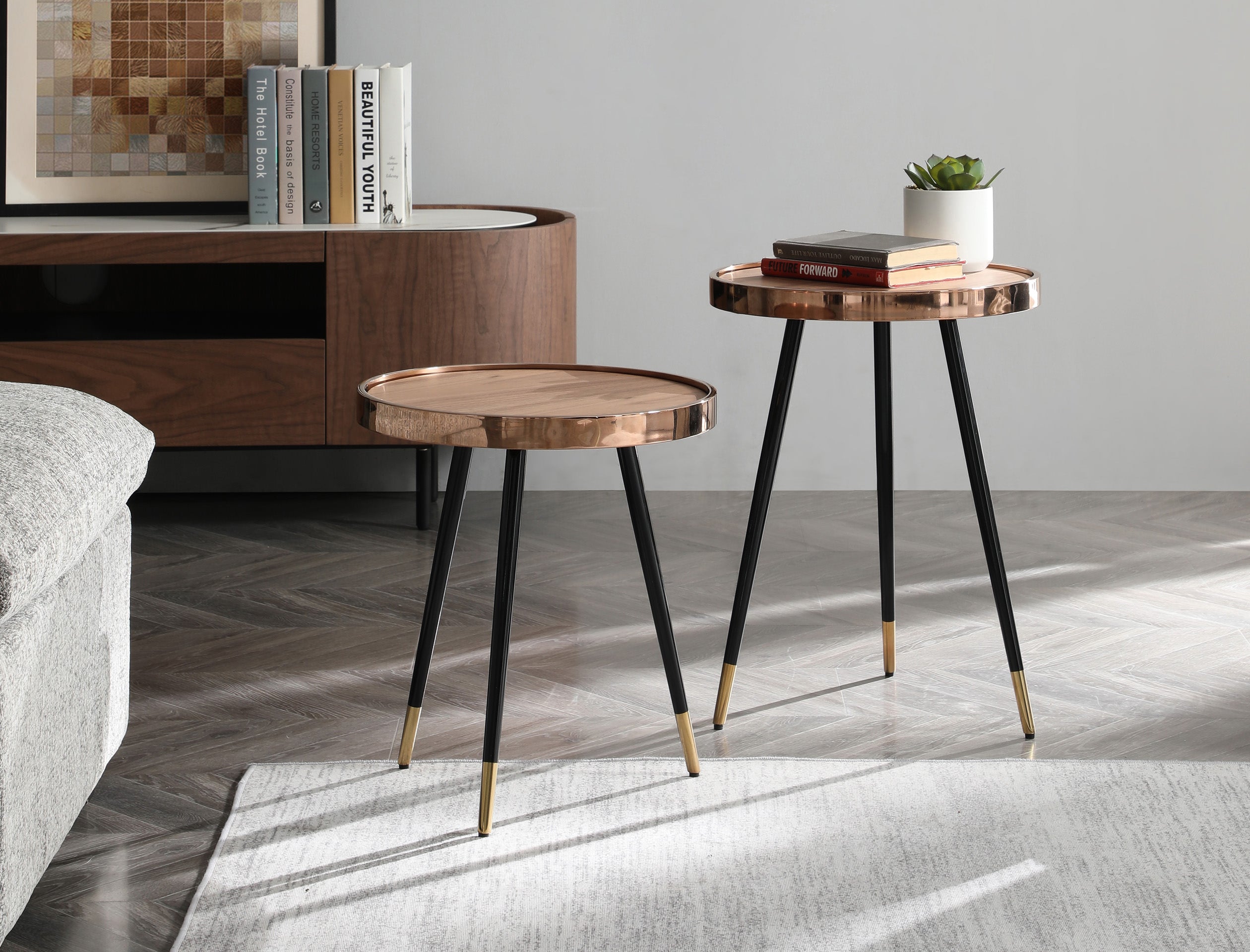 Whiteline Meli Side Table - Vip Game Room