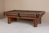 Viking Log Sawtooth Hickory Billiard Table Complete Billiard Table Non-Stock