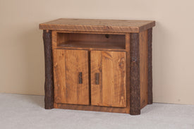 Viking Log Sawtooth Hickory 36" TV Stand Non-Stock 30"H x 36"W x 19"D - Vip Game Room