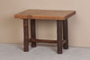 Viking Log Sawtooth Hickory End Table 21"H x 28"W x 20"D