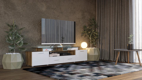 Image of Maxima House EVORA modern TV Stand for TV's up to 65"