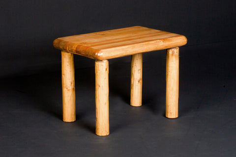 Image of Viking Log Northern Exposure End Table 21"H x 20"W x 28"L