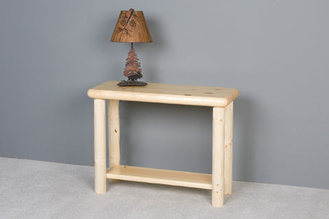 Image of Viking Log Northern Exposure Sofa Table (non-stock) 30"H x 40"W x 16"D