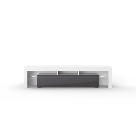 Image of Maxima House Freestanding/ Floating 74 inch TV Stand REVA II with LED