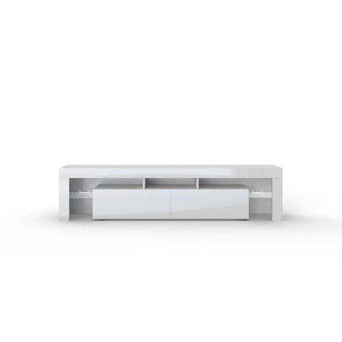 Image of Maxima House Freestanding/ Floating 74 inch TV Stand REVA II with LED