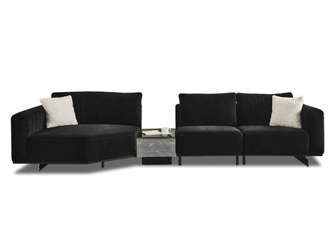 Image of Whiteline Vision Modular Sofa SO1839-BLK