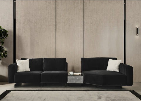 Image of Whiteline Vision Modular Sofa SO1839-BLK