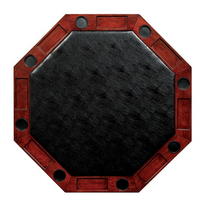 Furniture of America Spector Traditional Octagon Game Table IDF-GM339T - Vip Game Room
