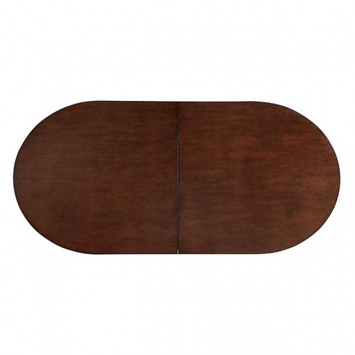 Furniture of America Dyeson Contemporary Oval Game Table - Vip Game Room