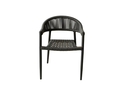 Image of Whiteline Leyla Outdoor Dining Armchair DAC1677-GRY