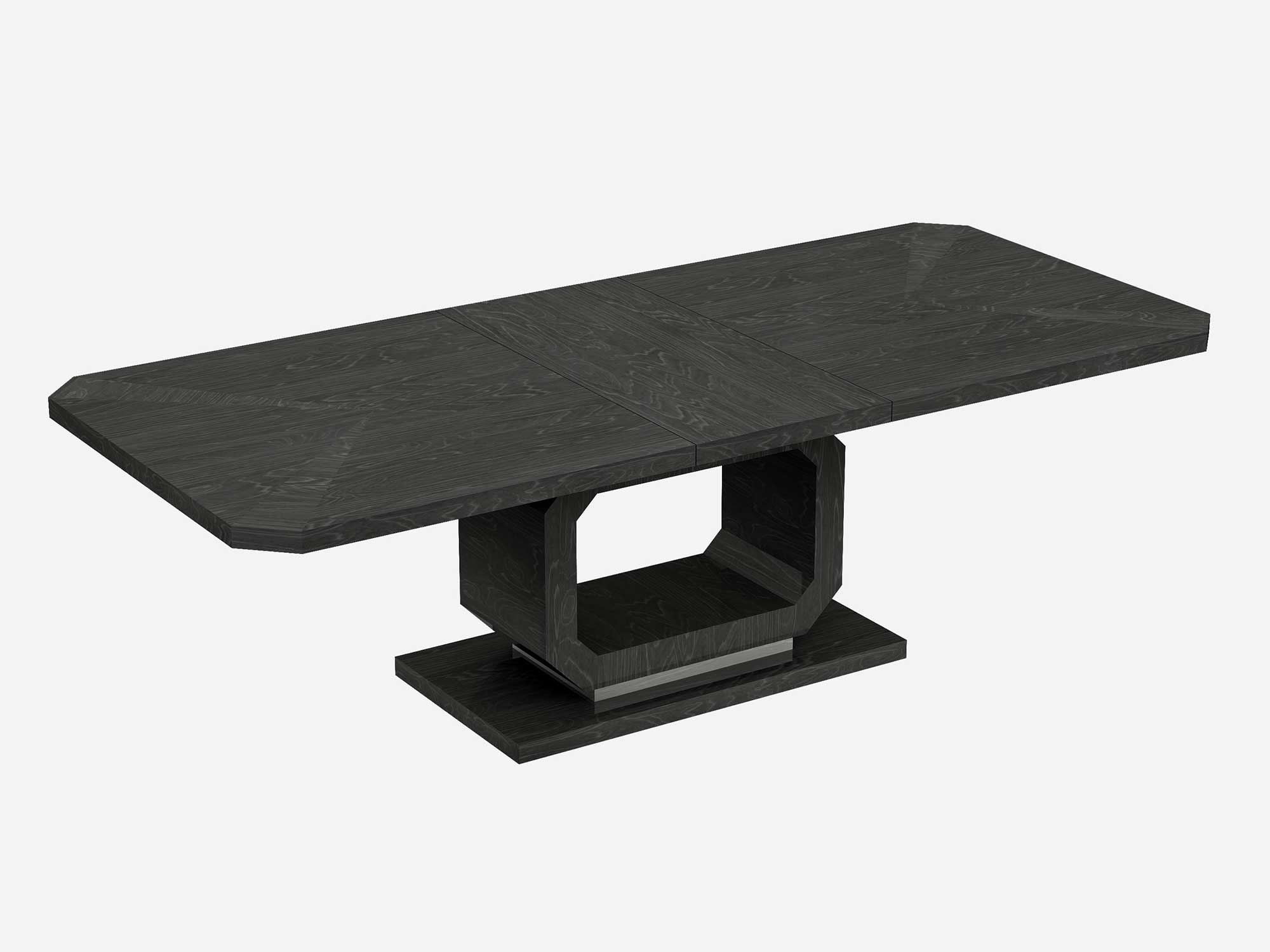 Whiteline Los Angeles Extendable Dining Table DT1619-GRY - Vip Game Room