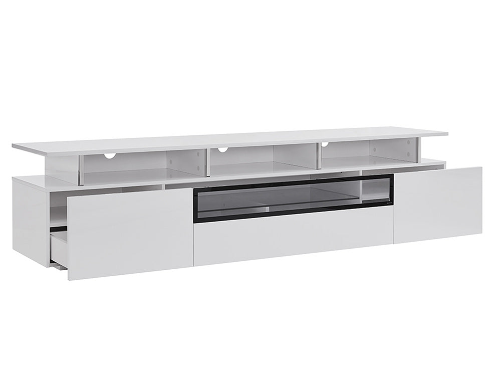 Whiteline Taylor TV Unit EC1398-WHT - Vip Game Room