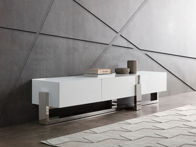 Whiteline Blake TV Unit EC1439-WHT