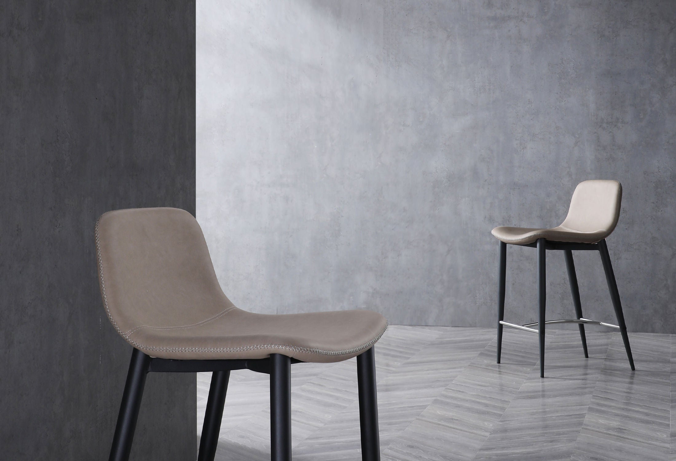 Whiteline Franklin Counter Stool BS1666C-TAU - Vip Game Room