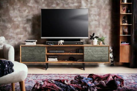 Image of Maxima House SOLID WOOD 78 INCH TV STAND IDA