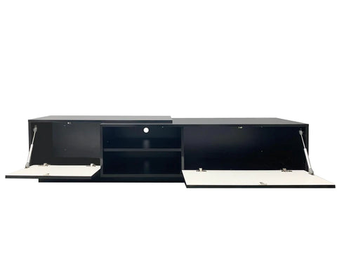 Image of Maxima House TV Stand SIGMA Floating/ Free standing, Black Cam0006-3