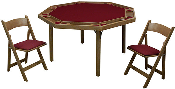 Kestell Folding Leg Poker Table #91 - Vip Game Room