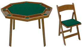 Kestell Folding Leg Poker Table #9W - Vip Game Room