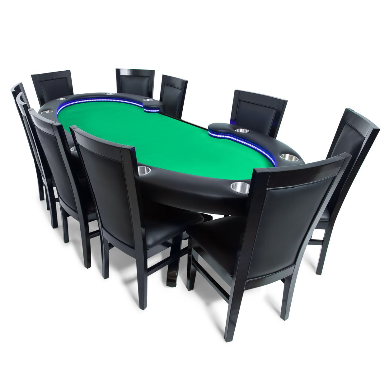 BBO Lumen HD LED Poker Table - Vip Game Room
