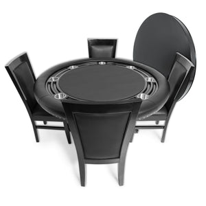 BBO Nighthawk Poker Table w/ Round Dining Top