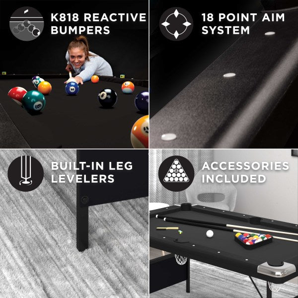 Fat Cat Trueshot 6' Folding Billiard Table - Vip Game Room