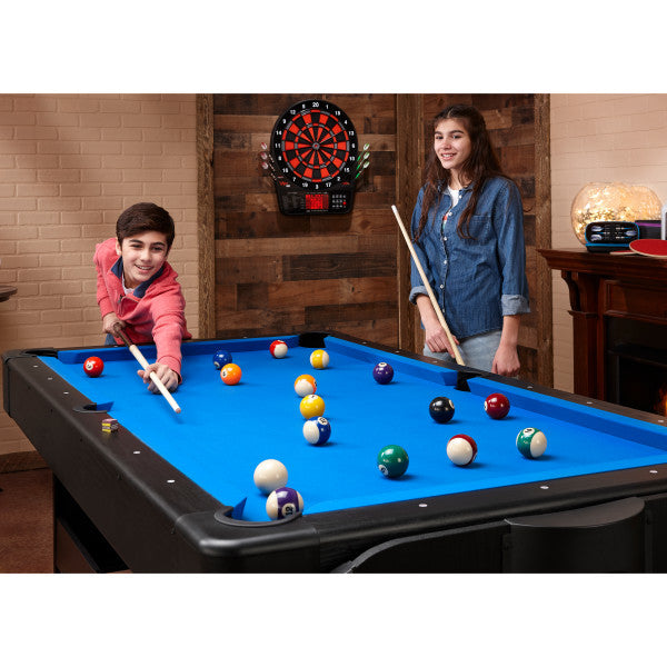 Fat Cat Original 3-in-1 7' Pockey Multi-Game Table Blue - Vip Game Room
