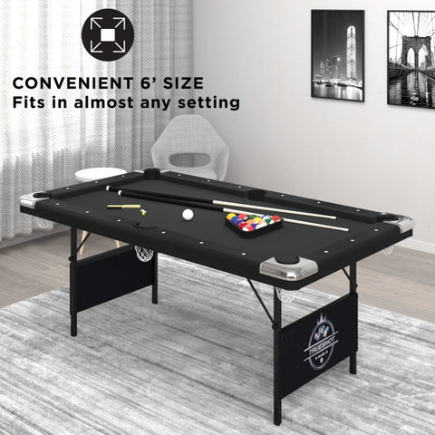 Image of Fat Cat Trueshot 6' Folding Billiard Table