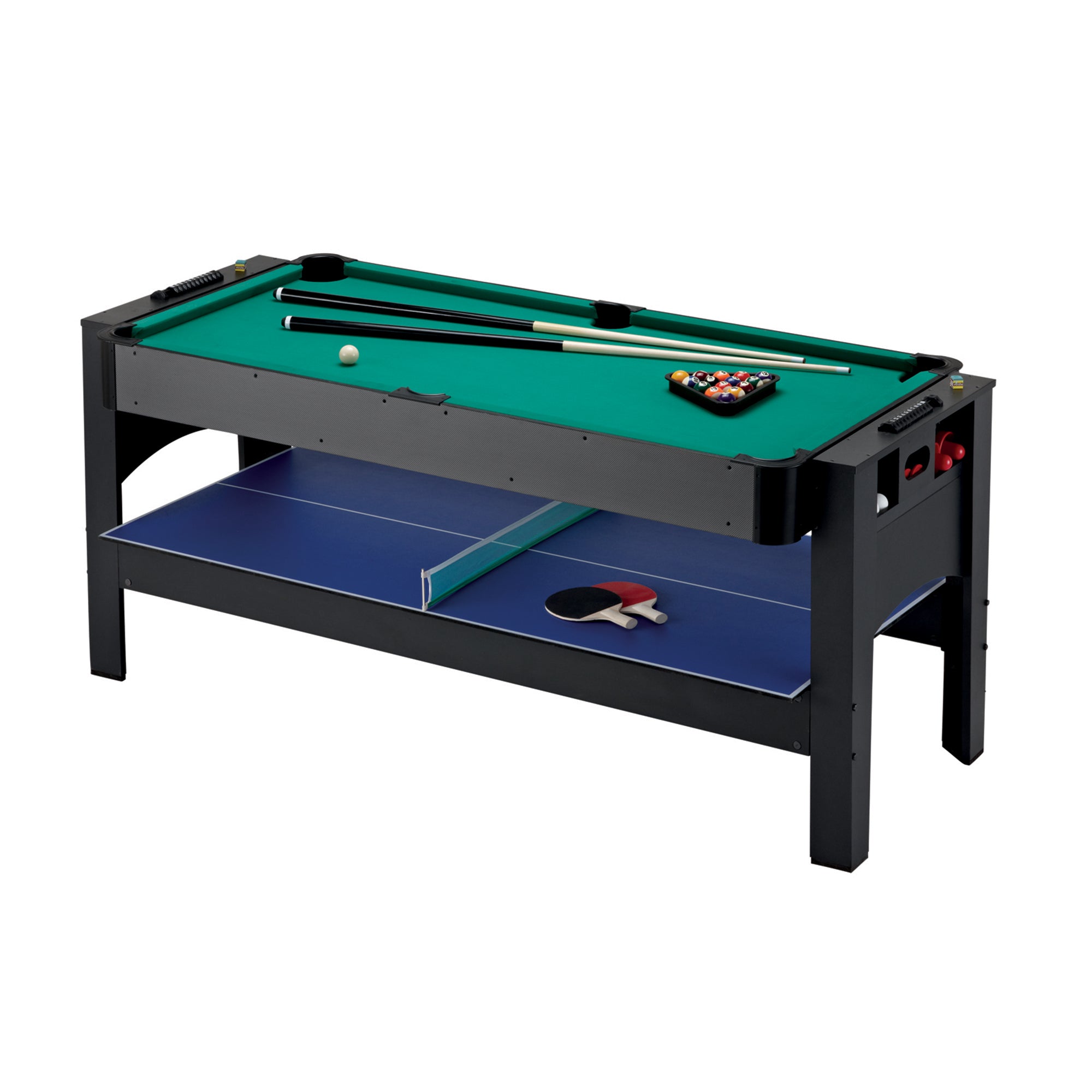 Fat Cat 3-in-1 6' Flip Multi-Game Table - Vip Game Room
