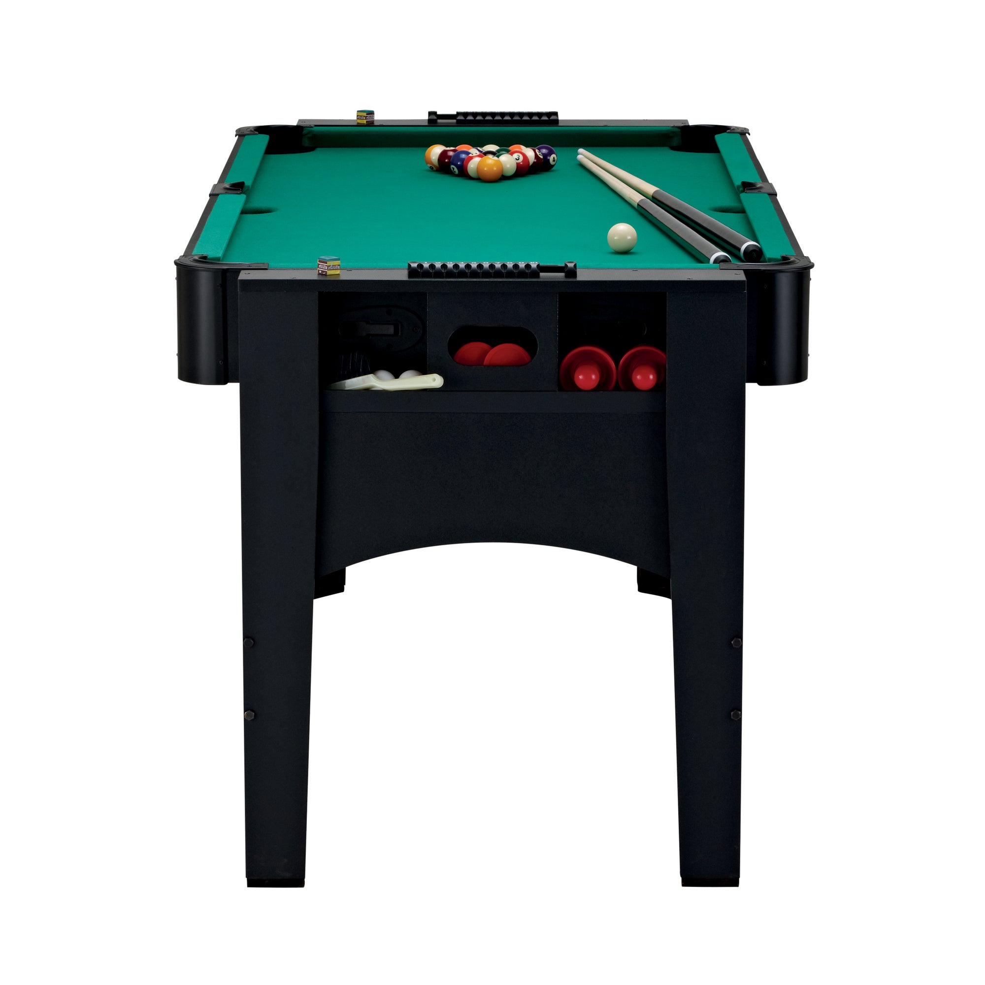 Fat Cat 3-in-1 6' Flip Multi-Game Table - Vip Game Room